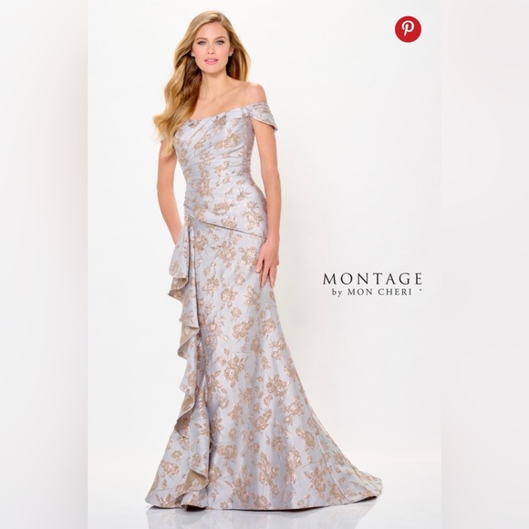 A beautiful dress for any special occasion. Designer Montage by Mon Cheri
